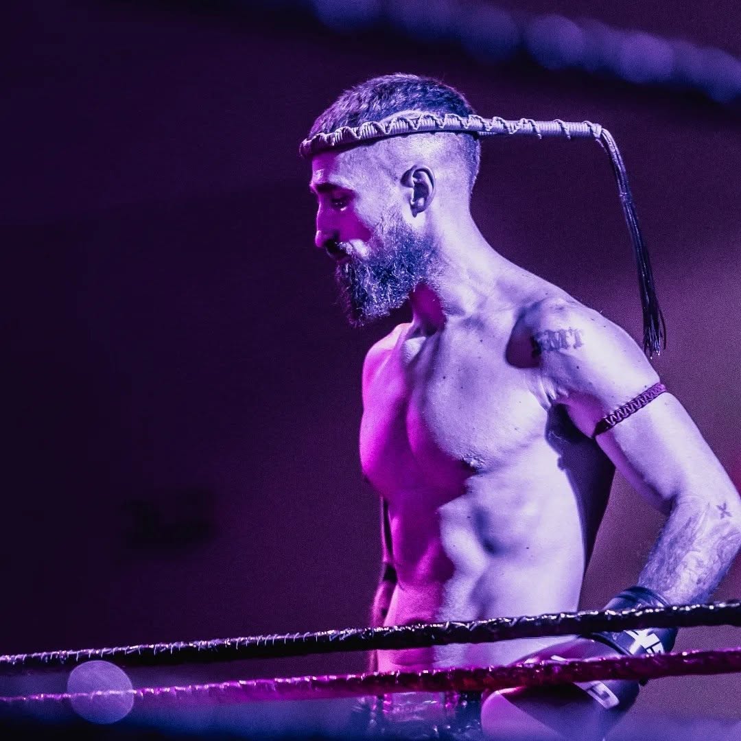 Ian Temons in the ring for Central PA Mixed Martial Arts
