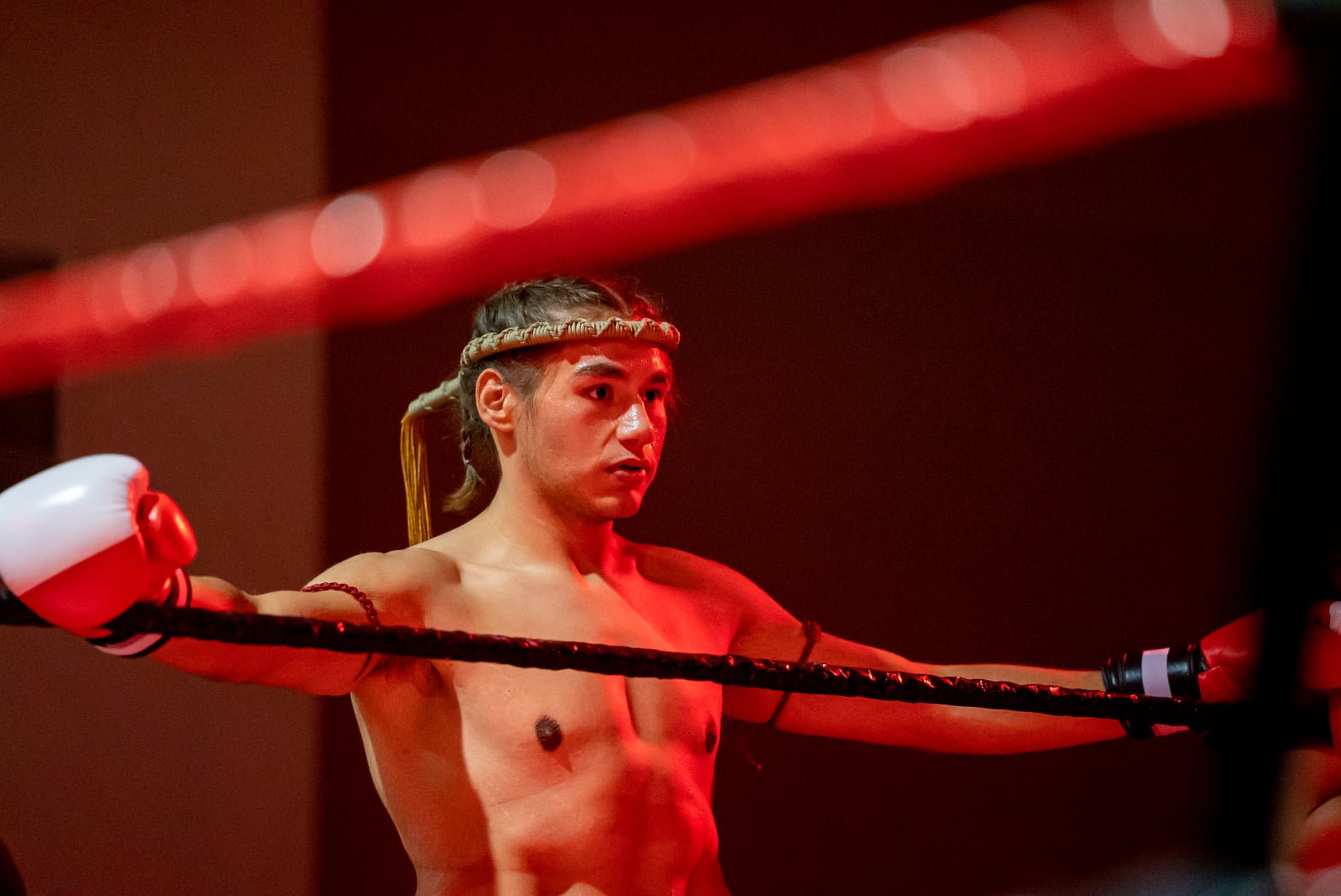 JJ De La Cruz in the ring for Central PA Mixed Martial Arts